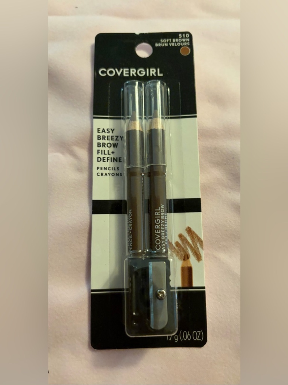 COVERGIRL NWT Easy Breezy Brow Fill + Define Pencils in Soft Brown